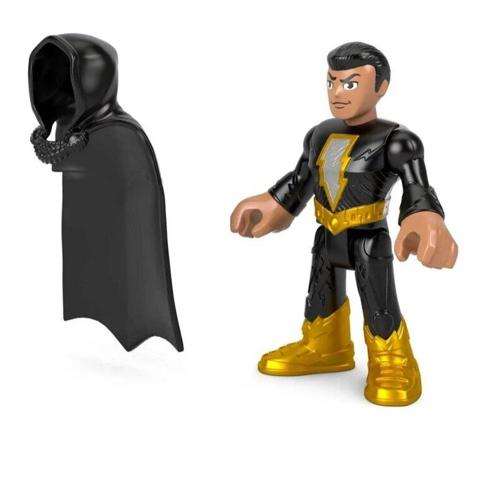 Imaginext DC Super Friends Black Adam Figure with Cape Mattel Fisher-Price Toy